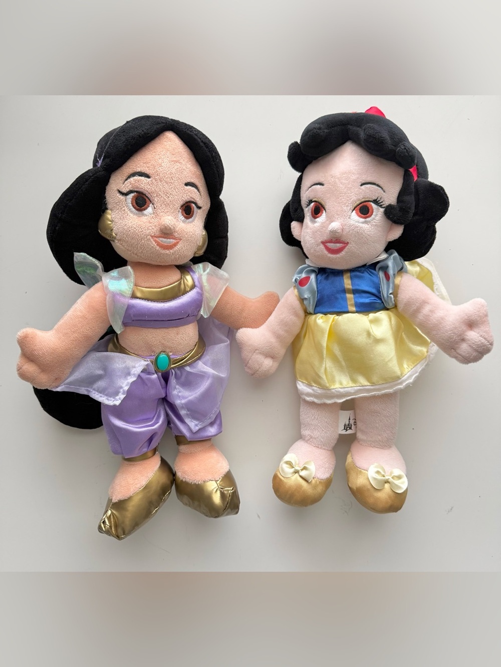 Authentic Disney Park Princess Plush Toddlers - Jasmine & Snow White